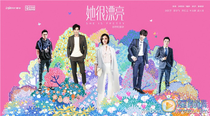 她很漂亮海报