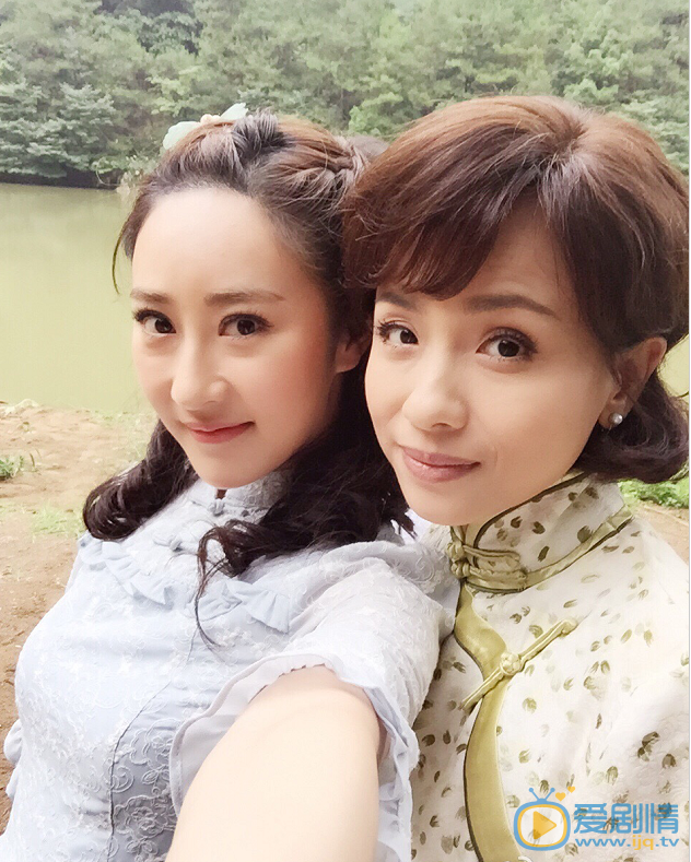 忍冬艳蔷薇片场照