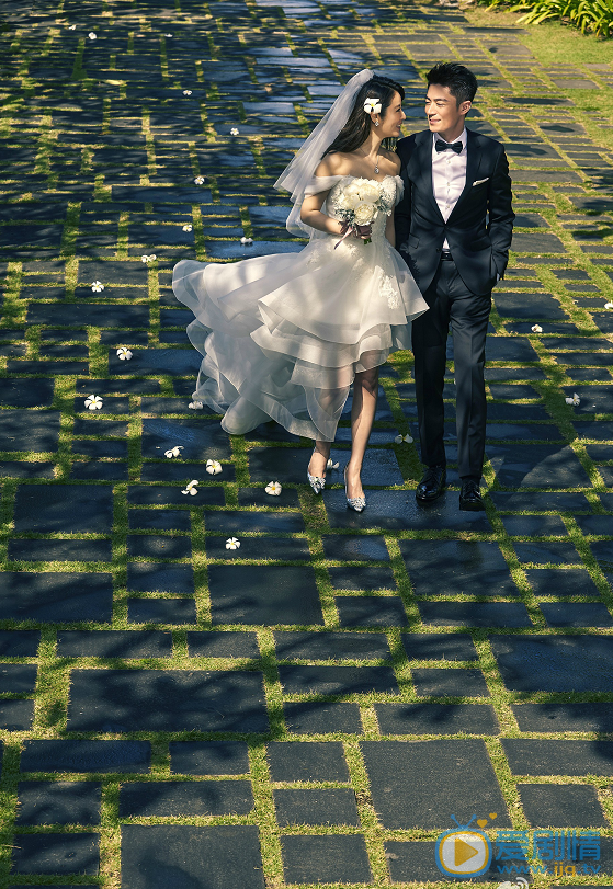  林心如霍建华婚纱照首度曝光  画风唯美甜蜜虐狗 