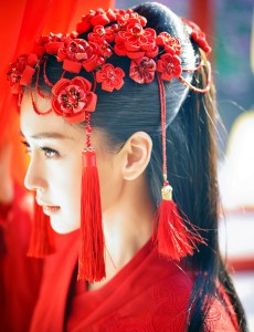 微微一笑很倾城Baby化身最美红衣新娘 爱她你怕了吗？