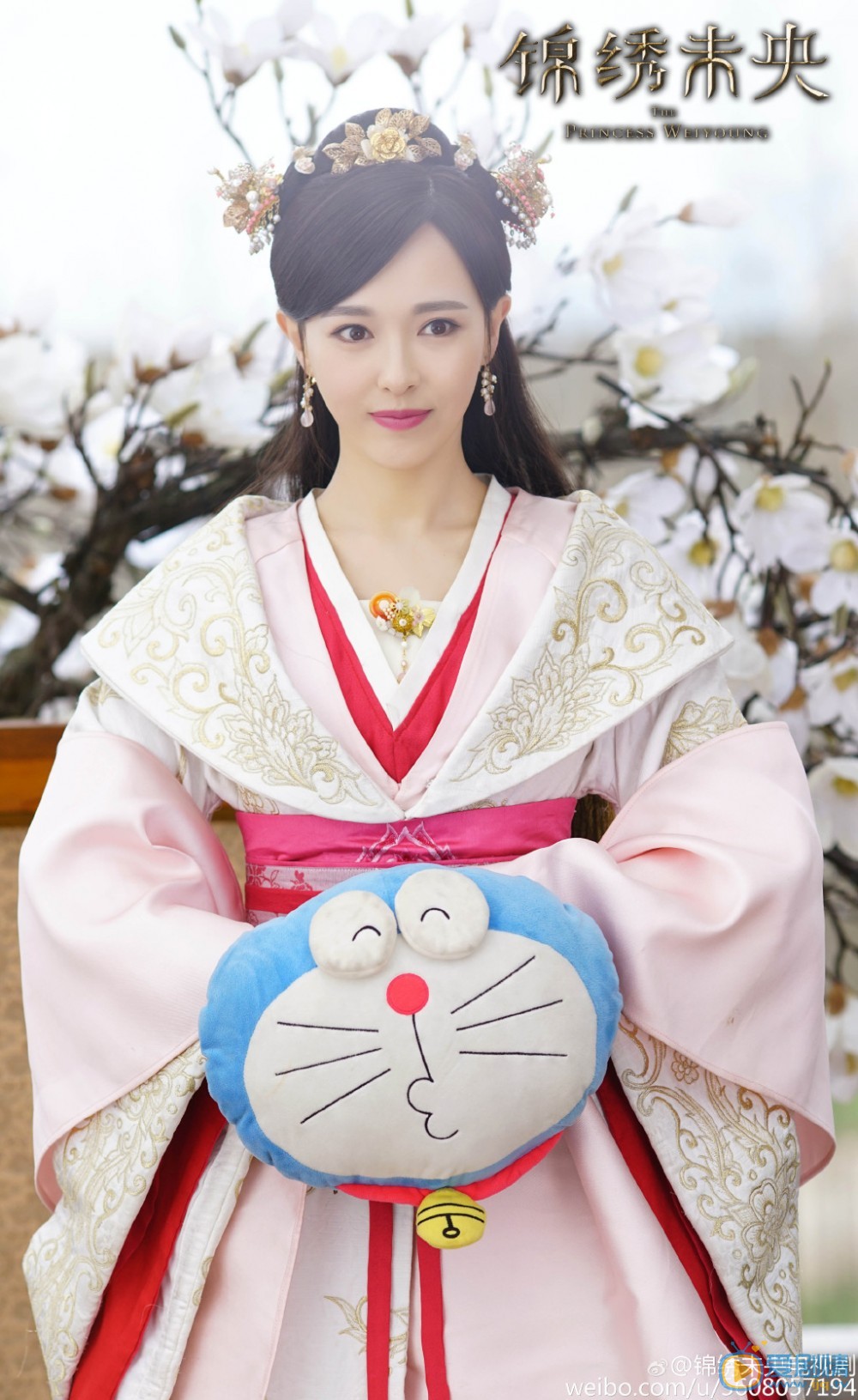 《锦绣未央》幕后片场照曝光 原来唐嫣这么拼（组图）