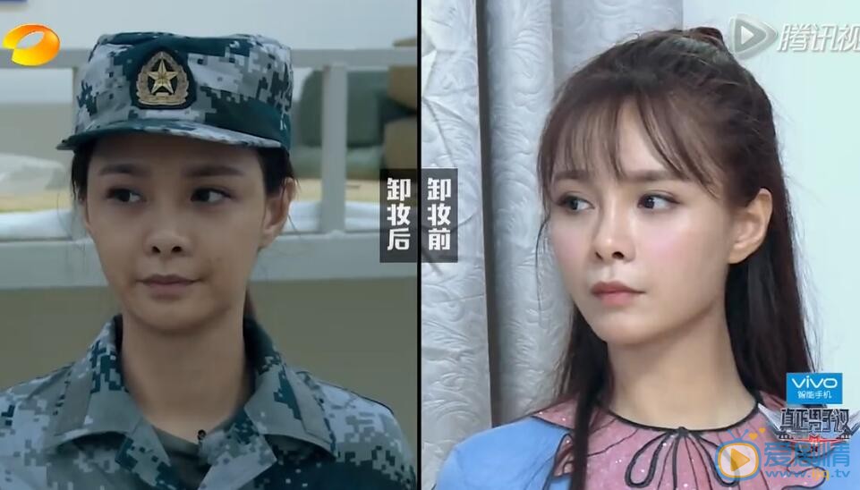 真正男子汉女兵杨幂、佟丽娅、张蓝心、沈梦辰素颜公开了吗？杨幂佟丽娅素颜谁最美？