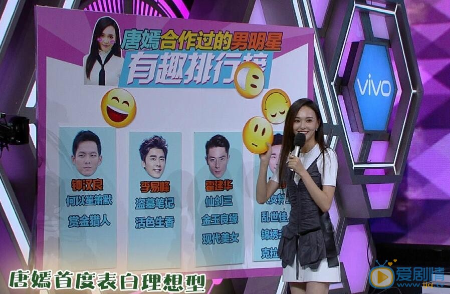快乐大本营唐嫣的镜头为什么那么少？最后高空挑战唐嫣去了哪里？