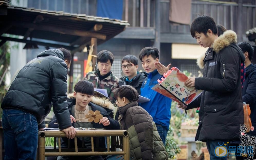 海棠经雨胭脂透片场照