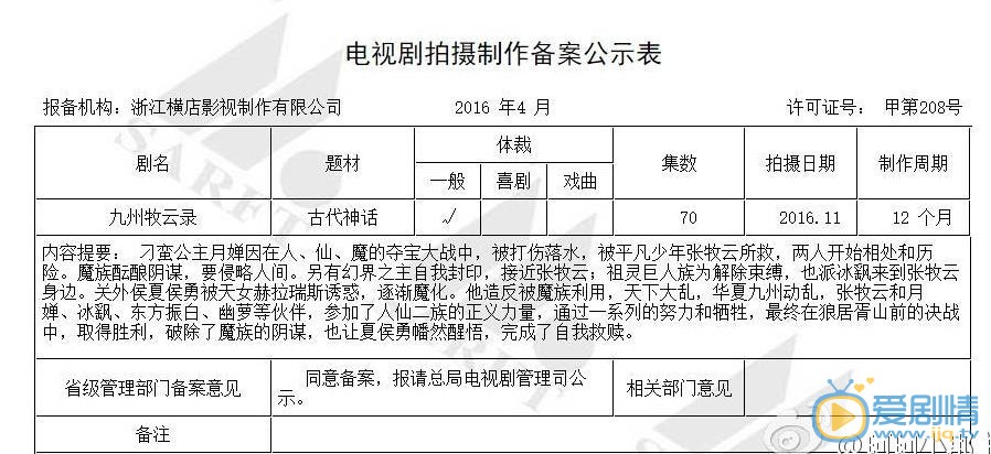 九州牧云录剧情介绍