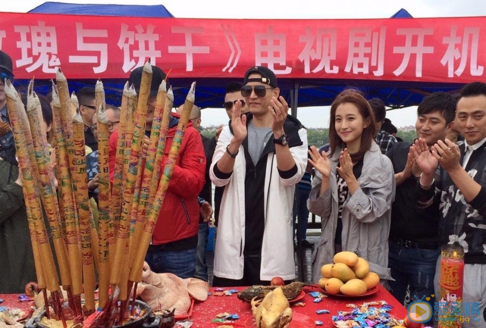 玫瑰与饼干片场照