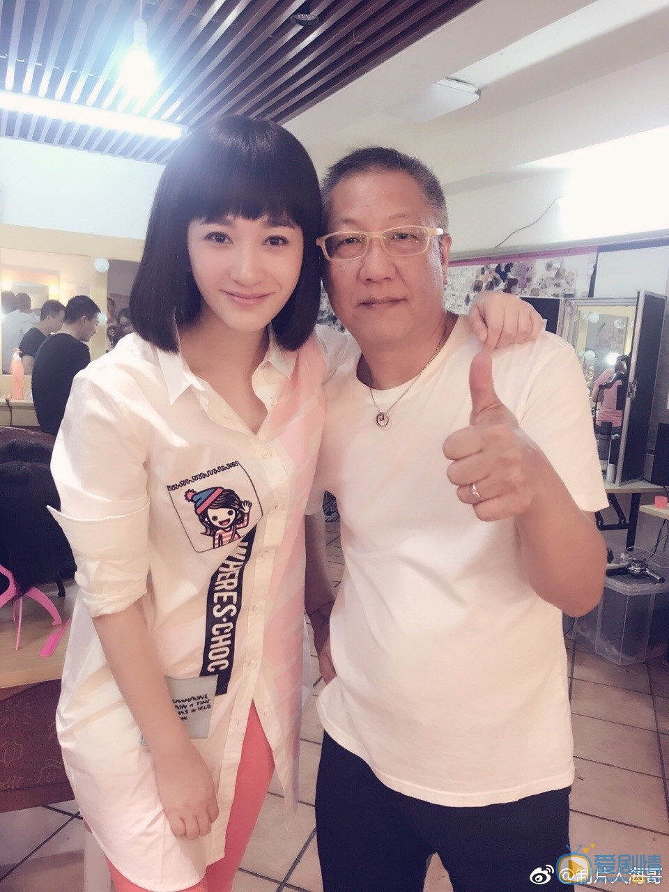 秋蝉片场照