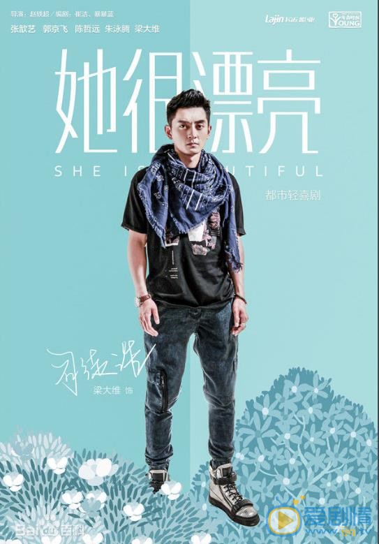 她很漂亮海报