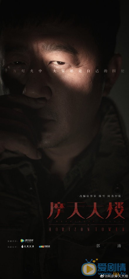 摩天大楼人物海报