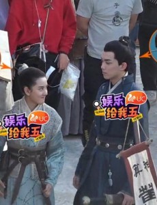《山海经之上古密约》吴磊宋祖儿cp感强 拍摄路透高清图片曝光